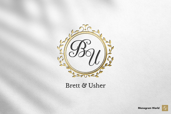 Wedding Monogram MM  Branding & Logo Templates ~ Creative Market