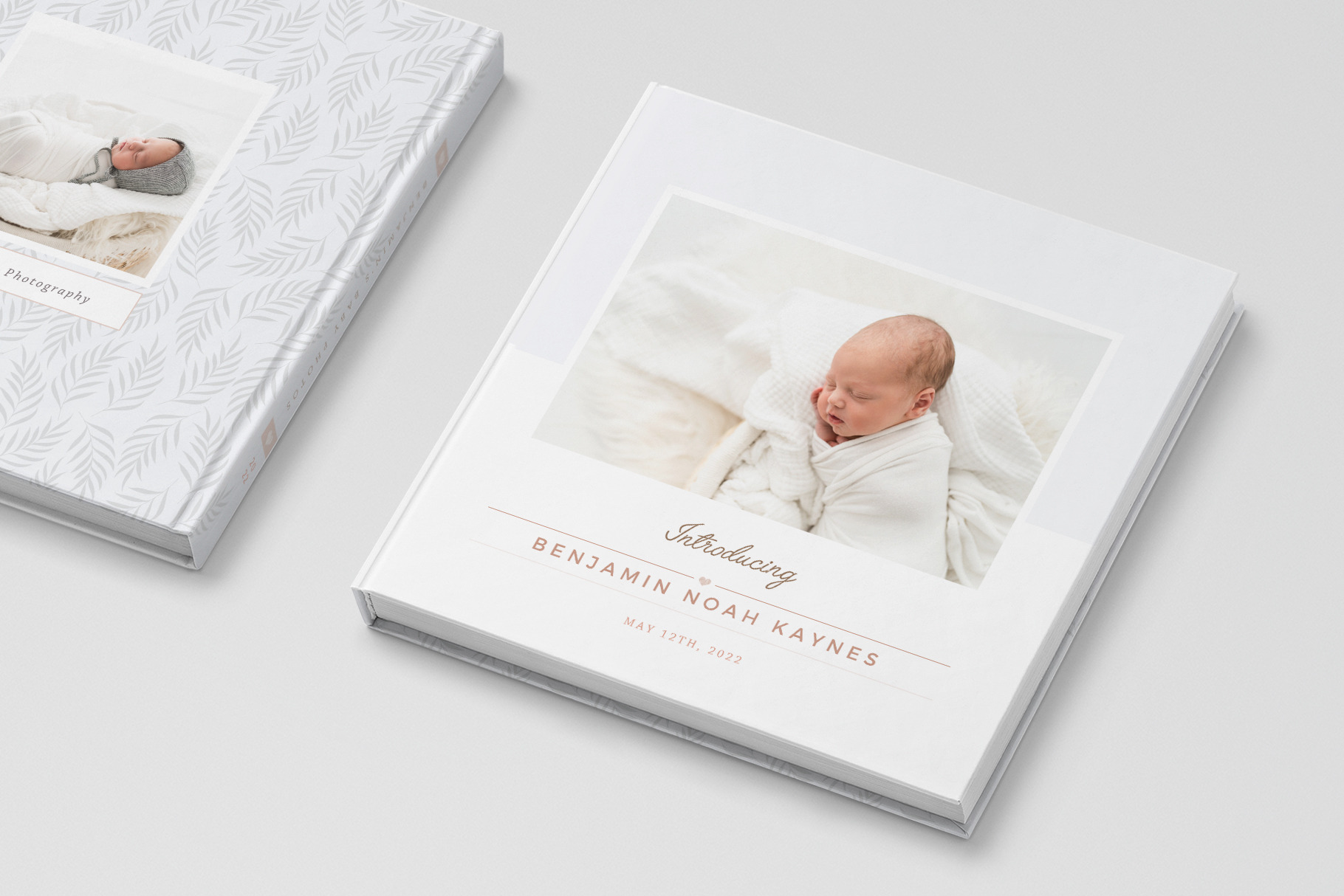 Baby Photo Album Cover PSD  Stationery Templates ~ Creative Market