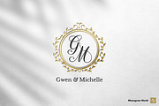 Wedding Monogram GM  Branding & Logo Templates ~ Creative Market