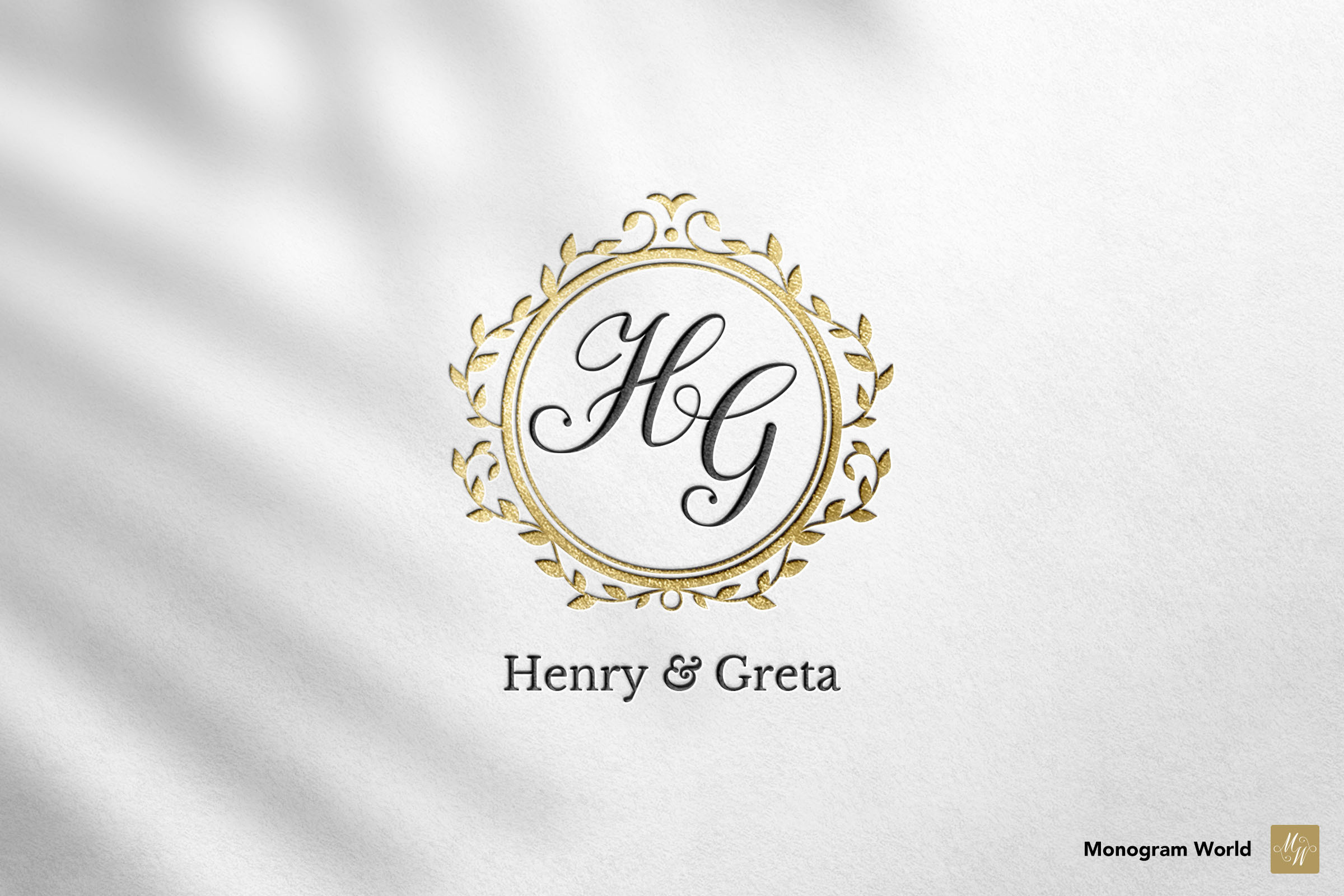 Wedding Monogram GM  Branding & Logo Templates ~ Creative Market