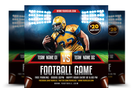 Flyer Design  The National Football League - Creative Repute