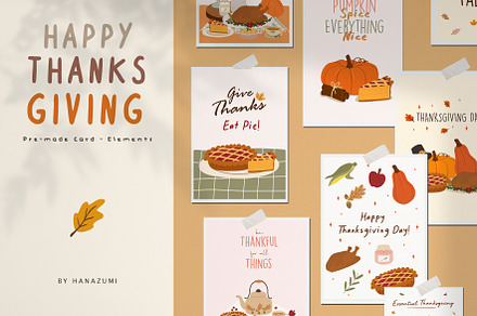 Digital Thanksgiving Scrapbook Embellishments Thanksgiving Elements  Scrapbook Stickers November Clipart Autumn Digital Elements Printable by  GoneDigital Design