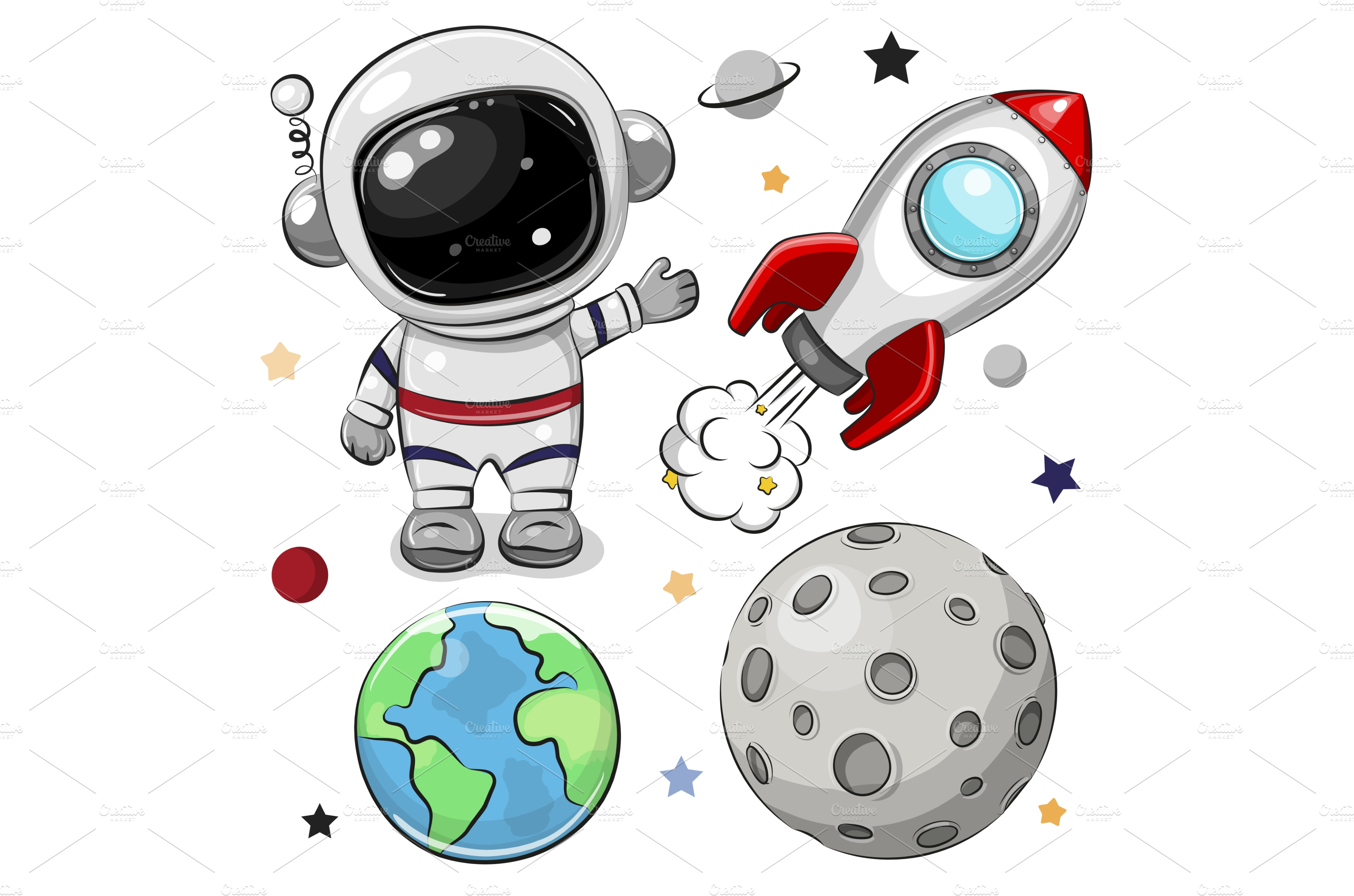 Space set of astronaut, rocket and | Education Illustrations - Giáo dục, Vũ trụ: Bộ những hình ảnh về phi hành gia, tên lửa và vũ trụ sẽ giúp bạn khám phá và tìm hiểu về thế giới rộng lớn của vũ trụ. Với các hình ảnh giáo dục rõ ràng và đầy thú vị, bạn sẽ được học hỏi một cách dễ hiểu và thú vị.