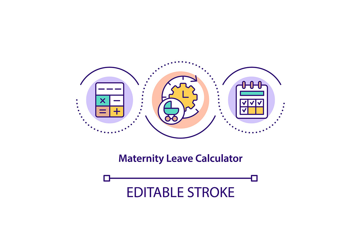 maternity-leave-calculator-icon-outline-icons-creative-market