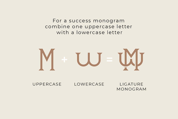 Monogram World  A Creative Market Shop