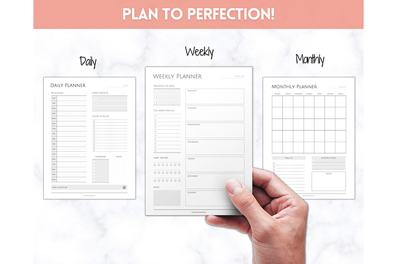 Daily Productivity Planner Printable, Daily Planner, Daily Schedule, Daily  Agenda, to Do List, Gratitude, A4/a5/letter/classic Hp/half Size 