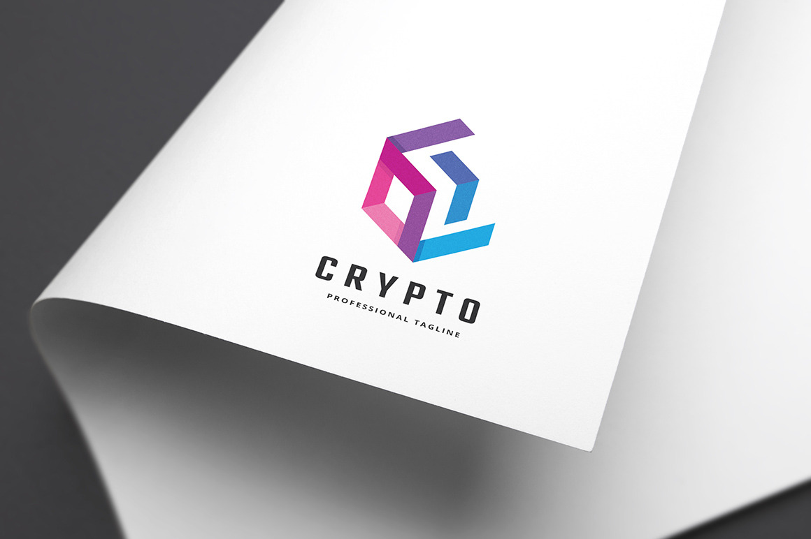 crypto logo c4d