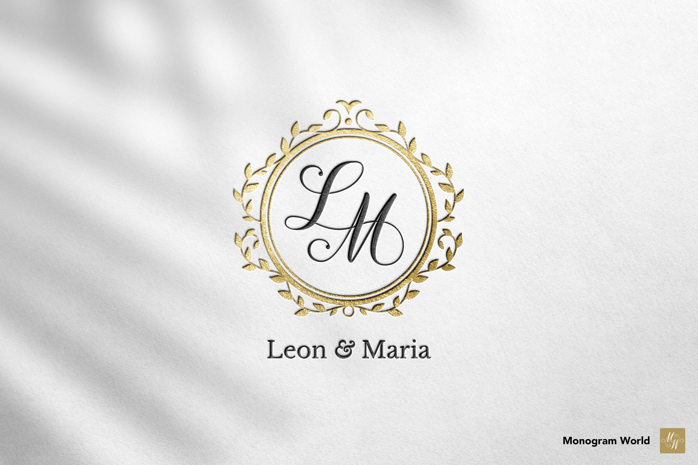 Wedding Monogram GM  Branding & Logo Templates ~ Creative Market