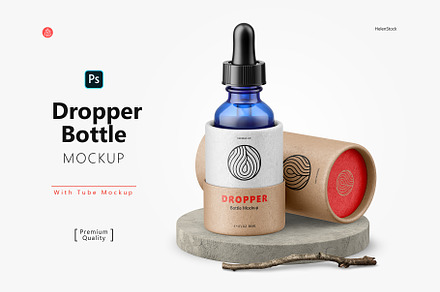 Amber Vitamin Bottle Mockup No. 7 – Copal