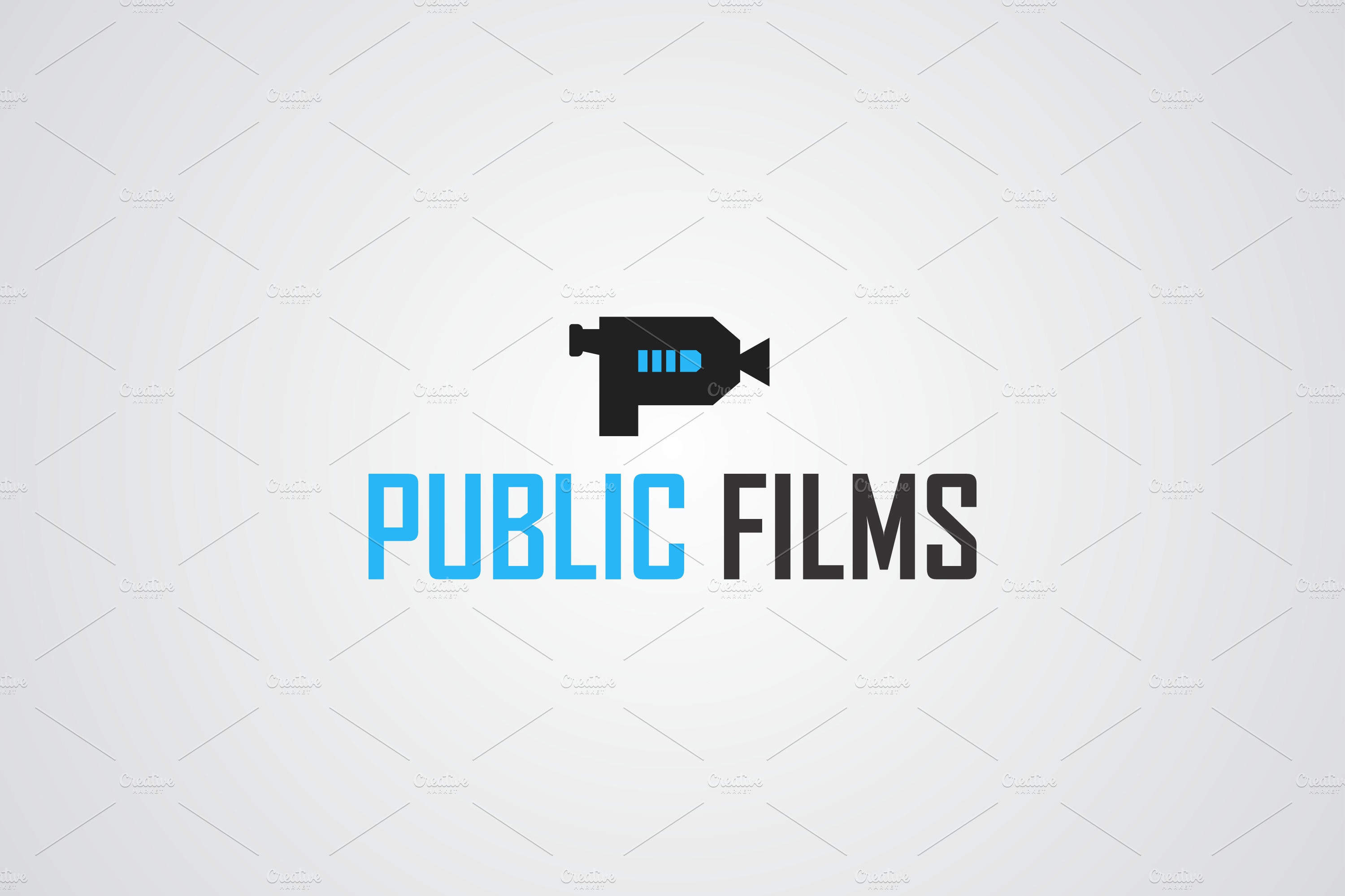 Public Films Logo Design Template | Branding & Logo Templates ...