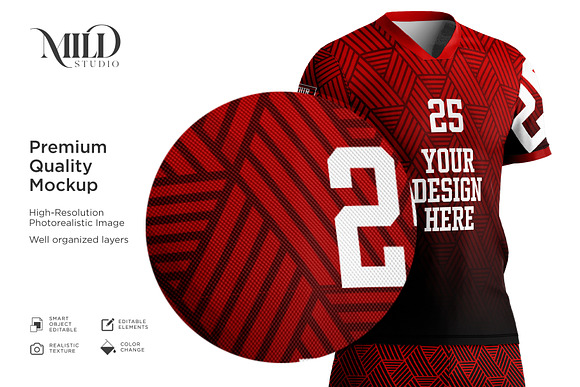 Premium PSD  Realistic baseball jersey mockup