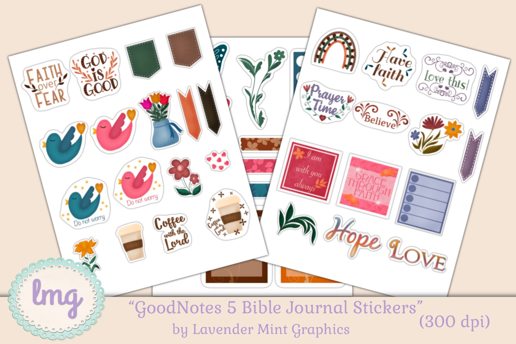 The Cute Sticker Pack (Digital Stickers, Good Notes Stickers) By Lollipop  Hand Drawn