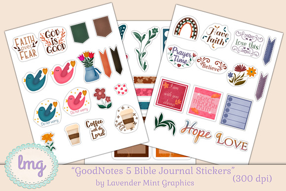 Goodnotes Bible Journal Stickers