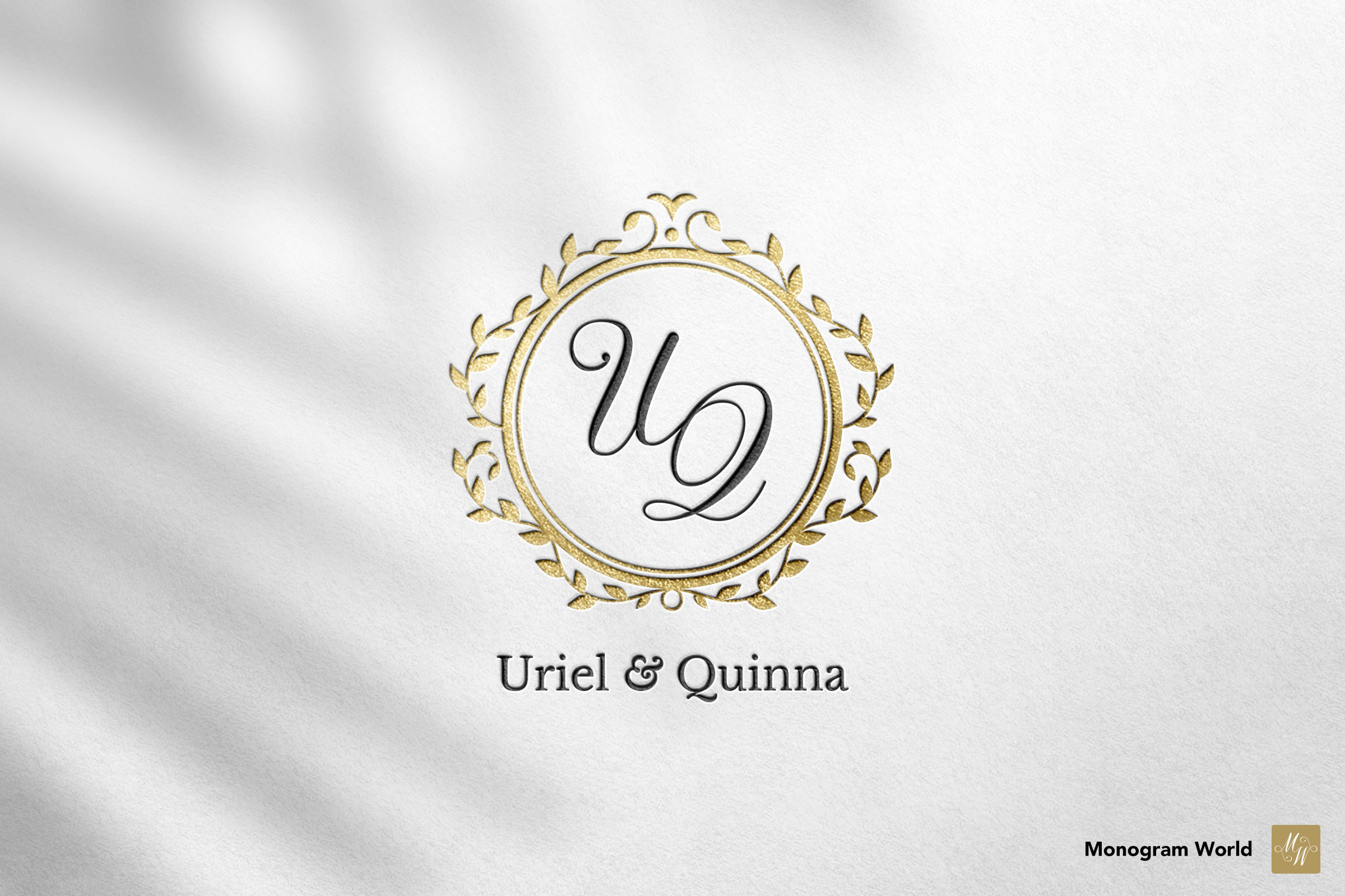 Wedding Monogram UQ | Illustrator Templates ~ Creative Market