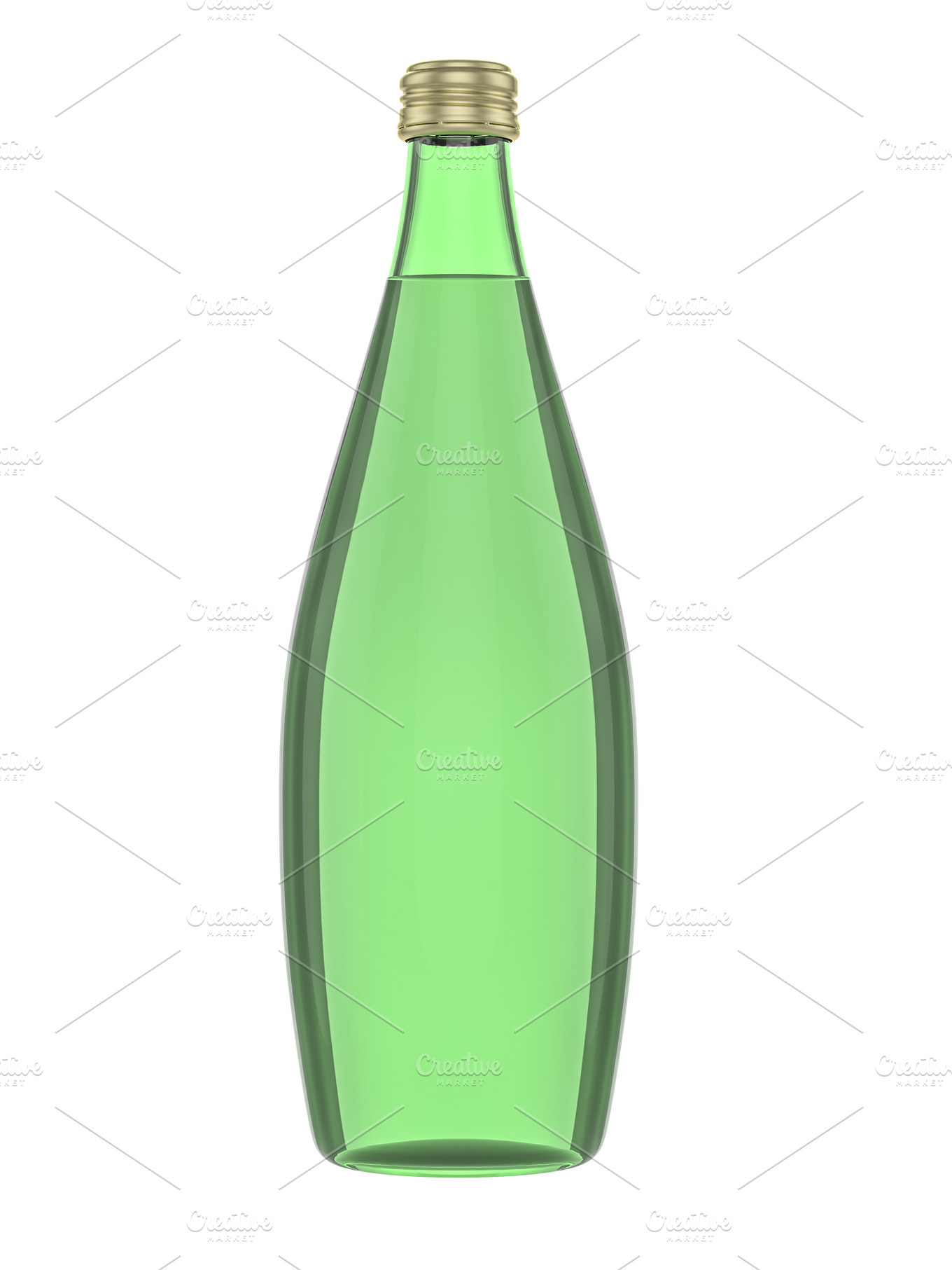 Blank bottle on white background featuring bottle, mock, and mock up