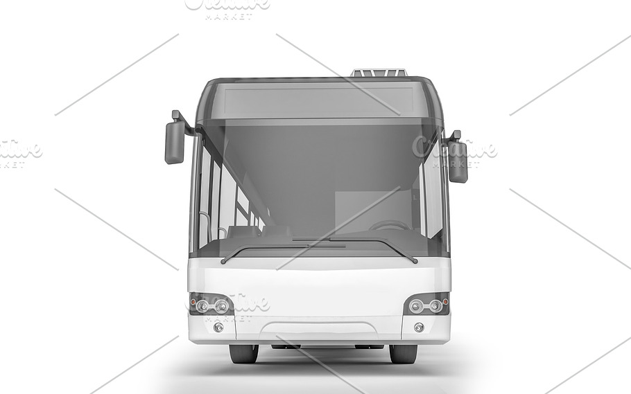 Download Bus on white background featuring bus, mock, and up | High-Quality Transportation Stock Photos ...