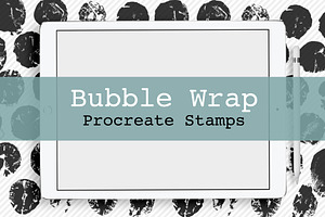 Bubble Wrap Stamps for Procreate