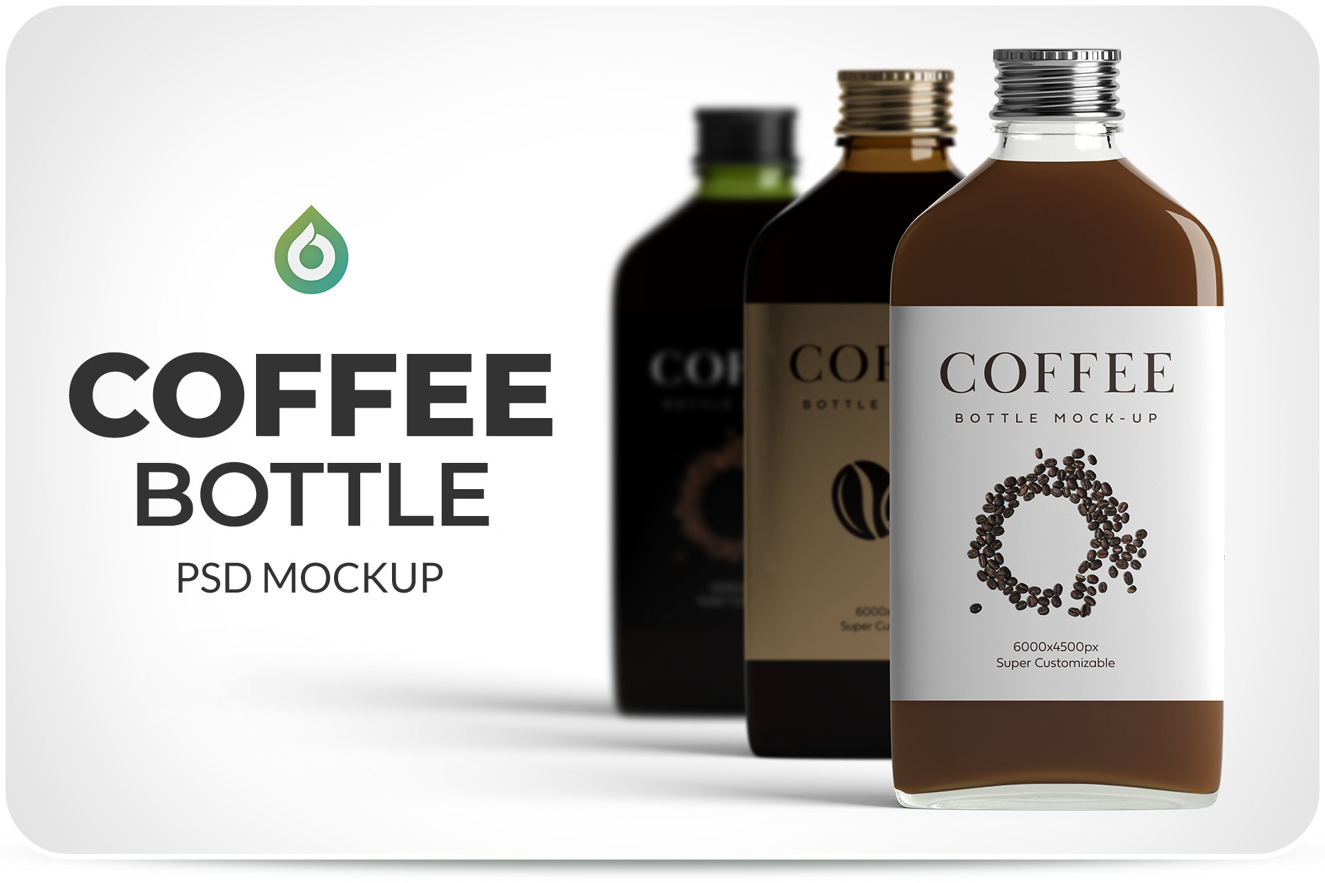 Coffee Bottle Mock-Up  Household Mockups ~ Creative Market