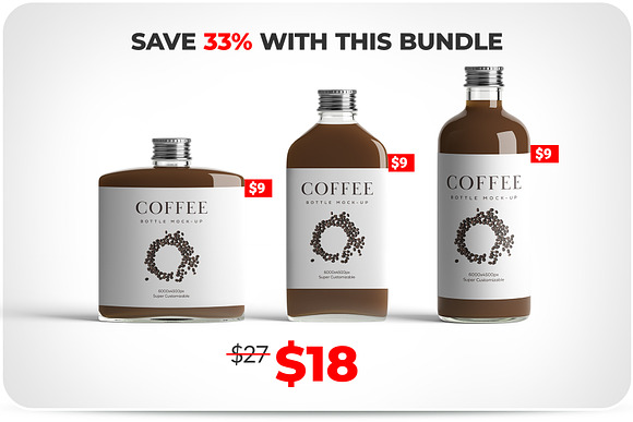 Coffee Bottle Mock-Up  Household Mockups ~ Creative Market