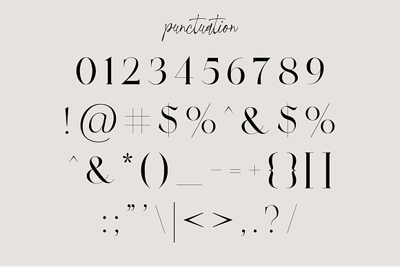 Bambino Numeral Set  Serif Fonts ~ Creative Market