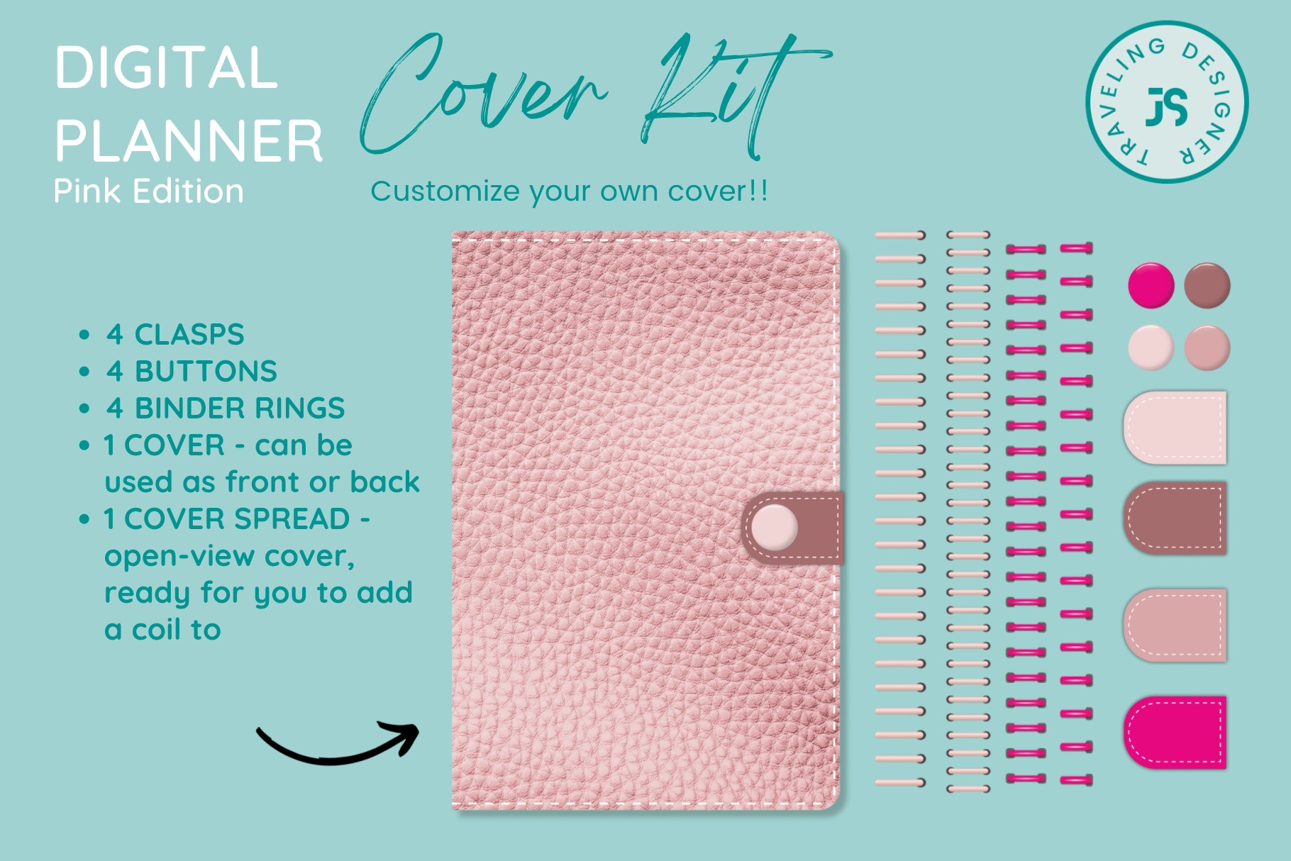 How to Add Rings to Your Planner Cover!