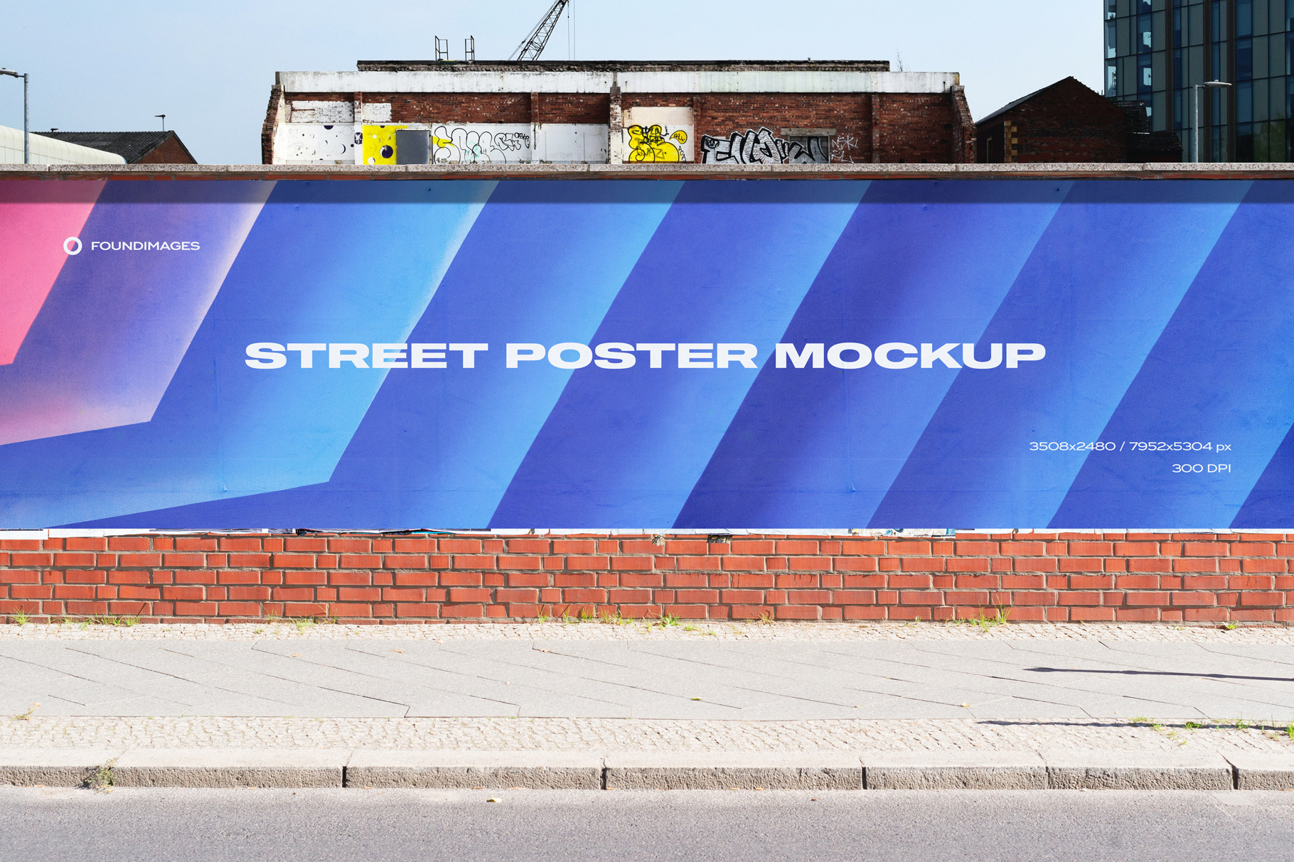 Urban Poster Mockup Street PSD | Photoshop Templates ~ Creative Market