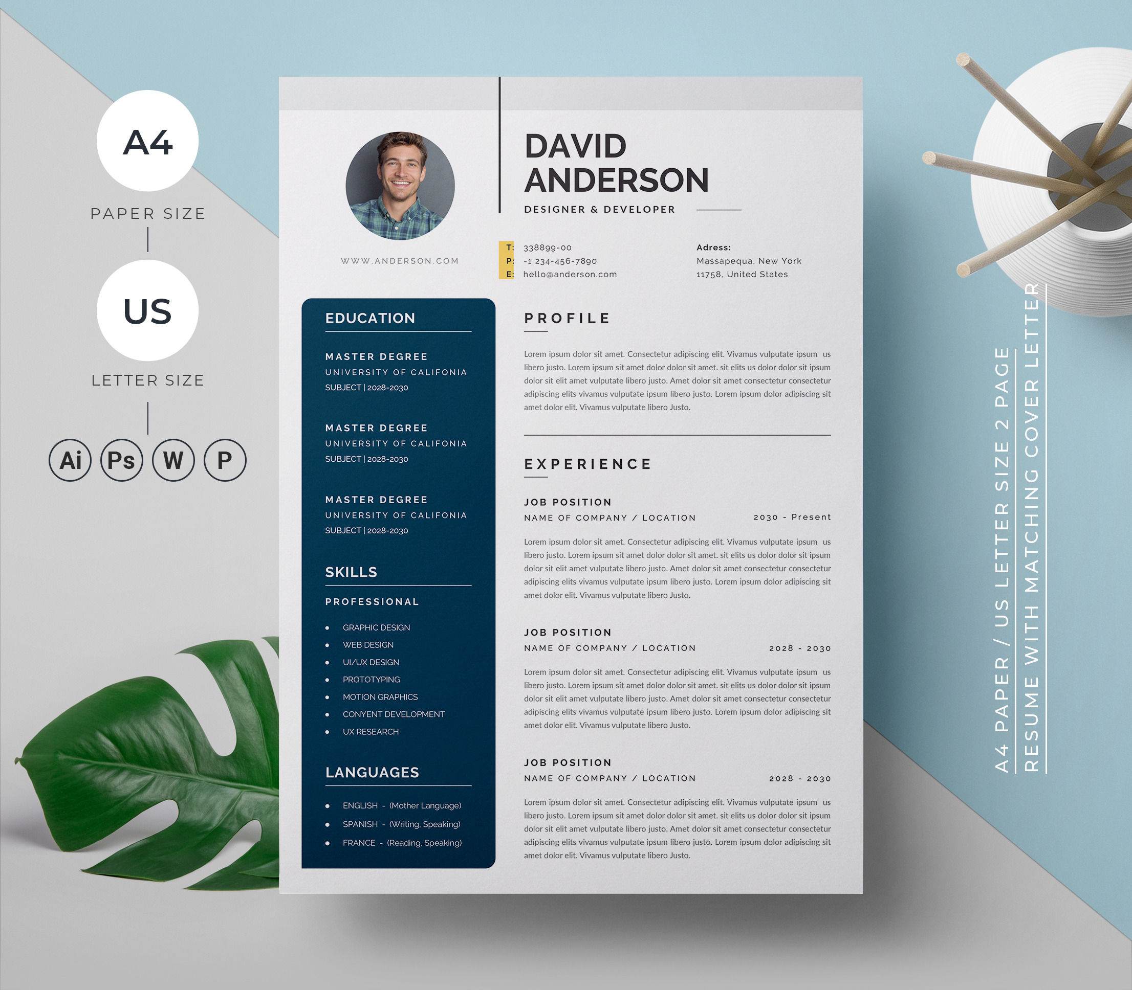 Resume | Resume Templates ~ Creative Market