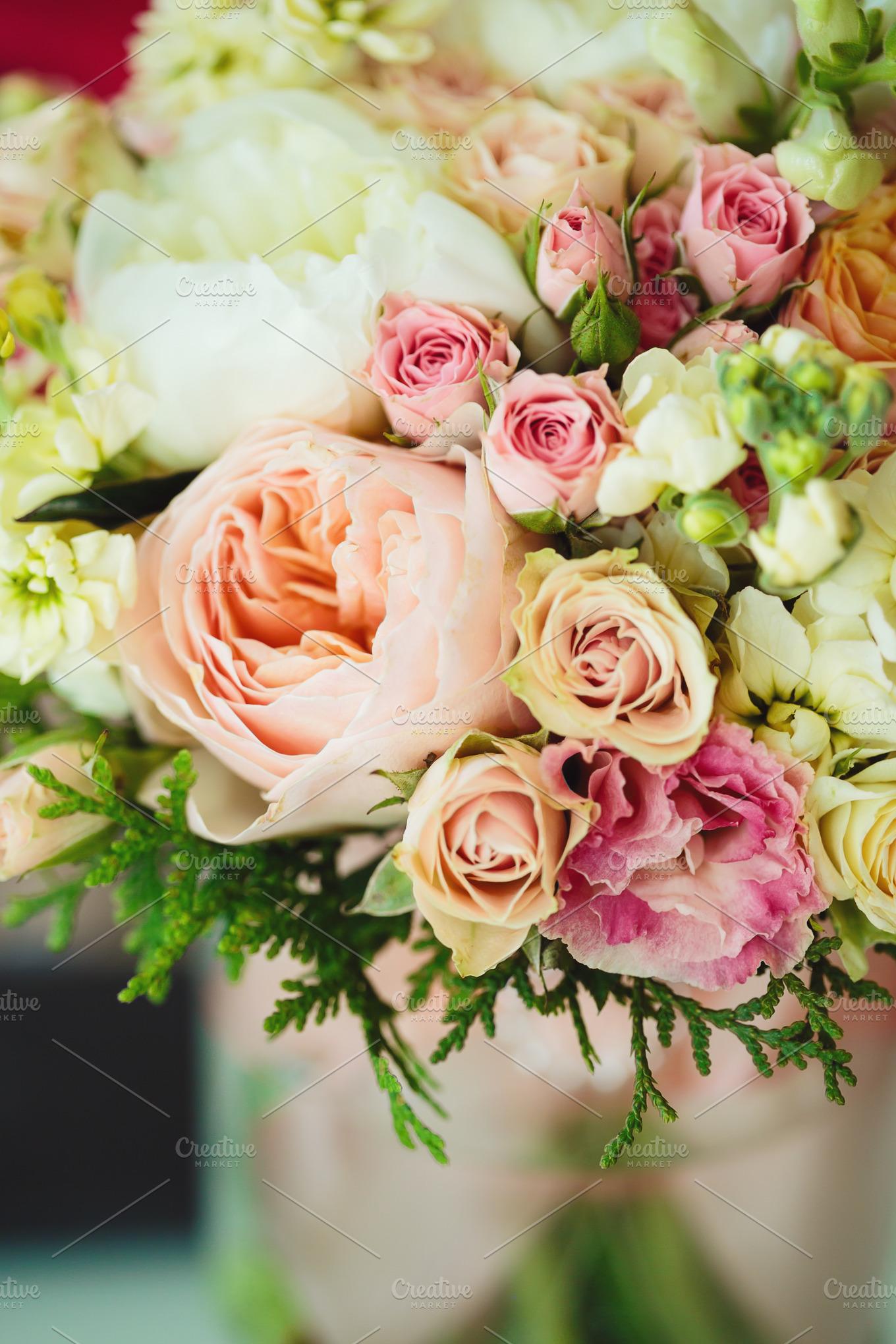 Gentle lovely bouquet | Nature Stock Photos ~ Creative Market