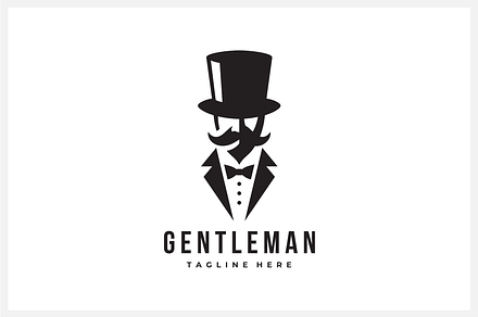 Gentleman - Hipster Logo Template | Branding & Logo Templates ...