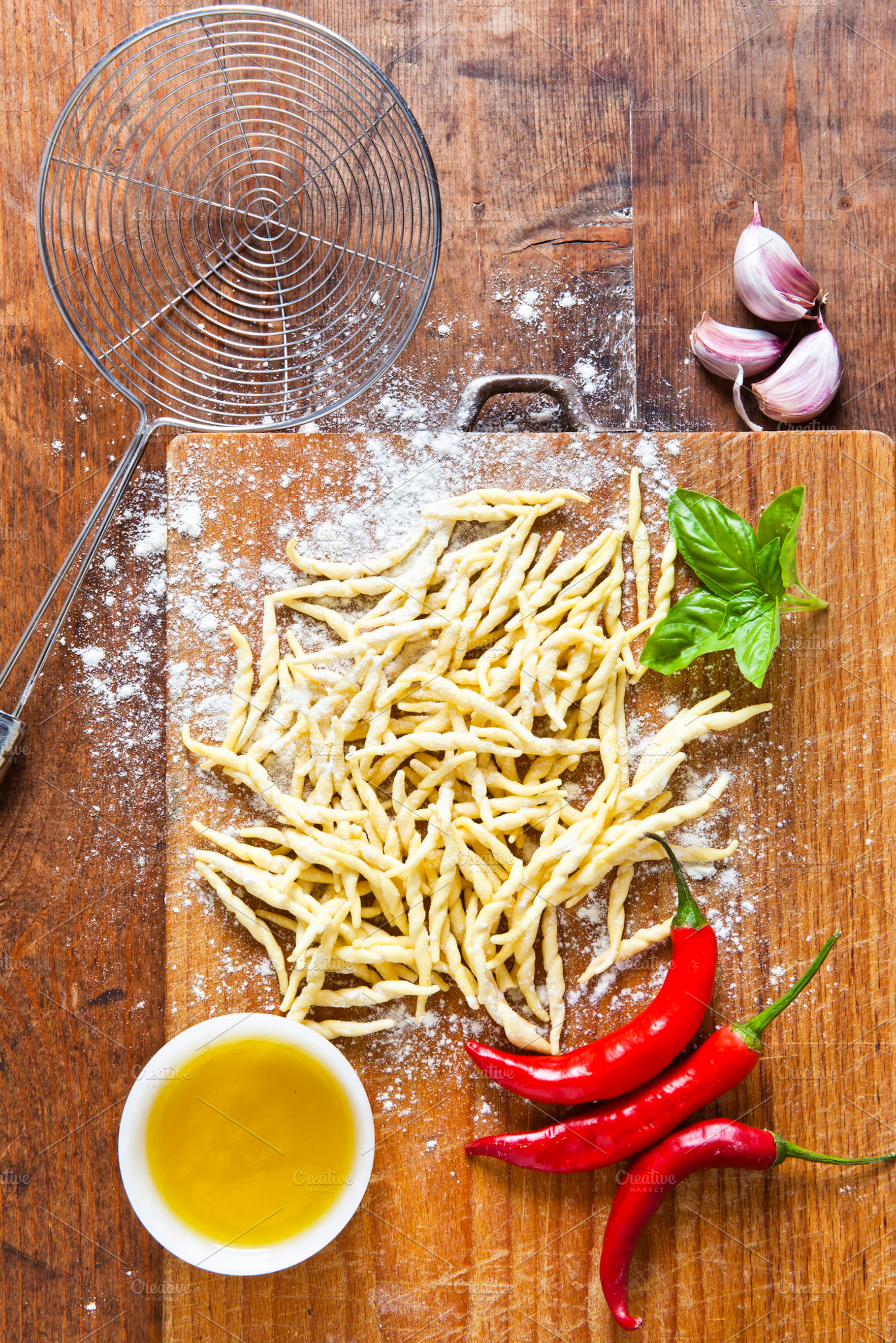 fresh homemade Italian pasta | High-Quality Food Images ~ Creative Market