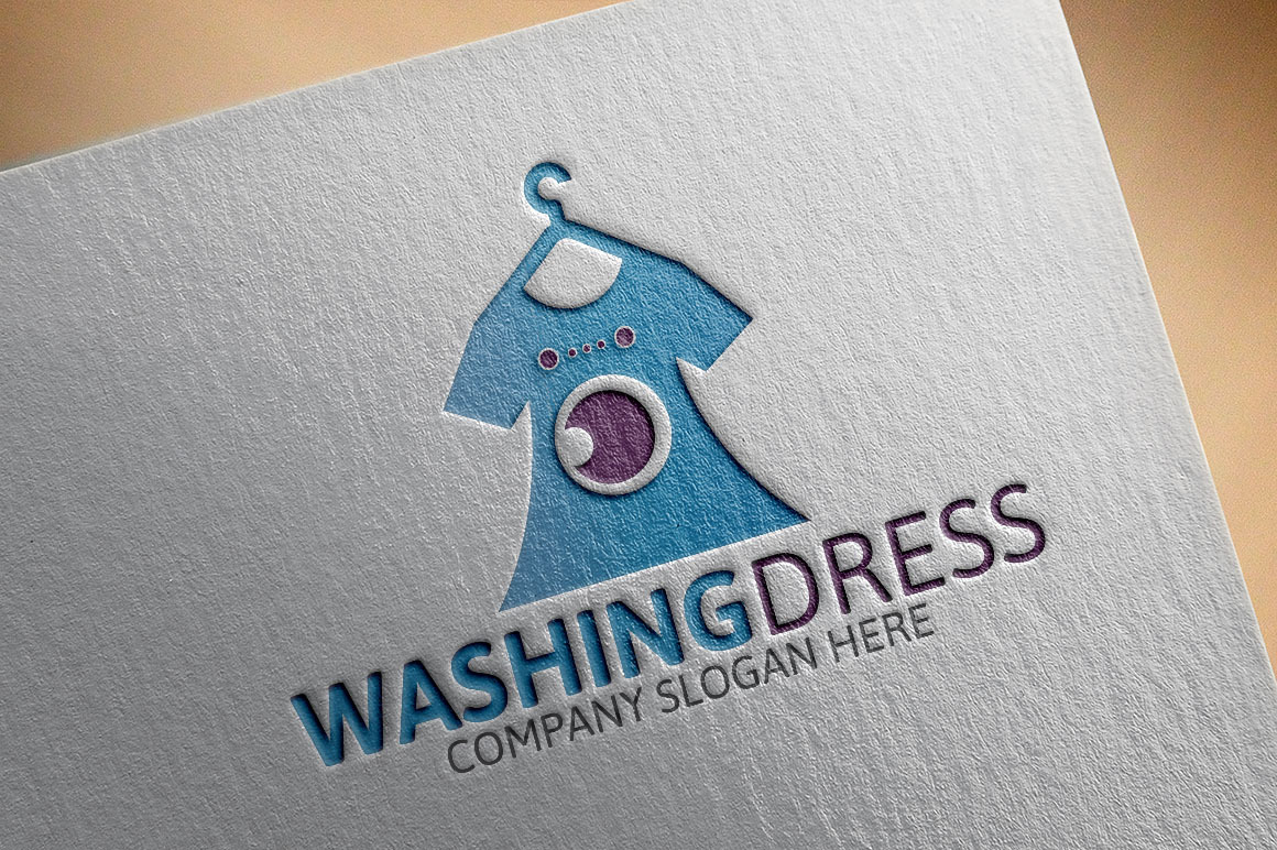 Washing Dress Logo | Branding & Logo Templates ~ Creative Market