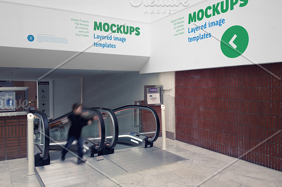 Download Indoor Signage Mockup 01 Creative Photoshop Templates Creative Market