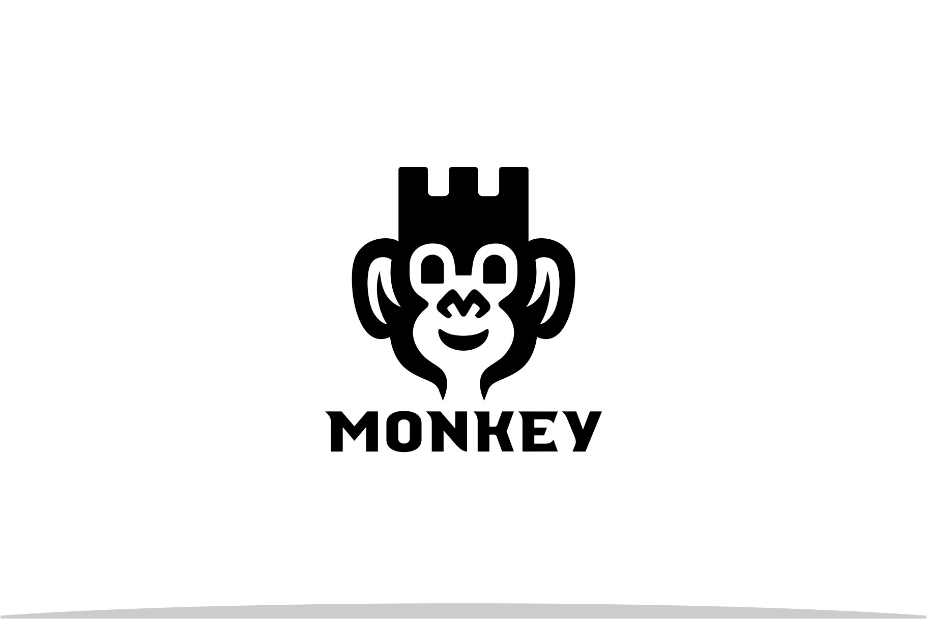 Monkey Castle Logo | Logo Templates ~ Creative Market