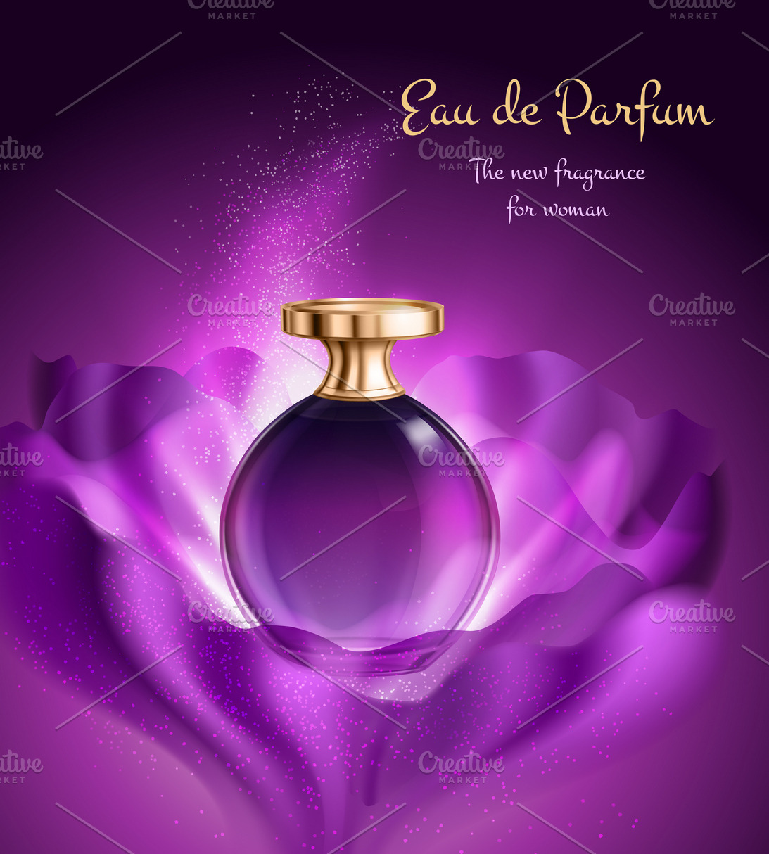 Perfume product advertising | Photoshop Graphics ~ Creative Market