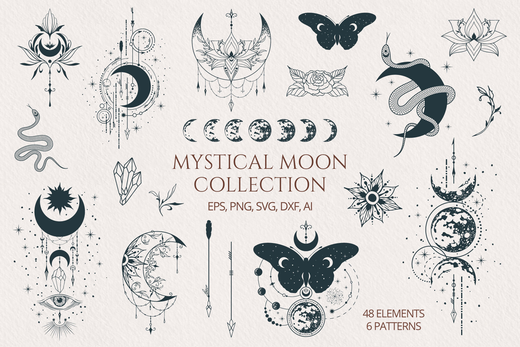 60 Moon SVG Bundle, Night moon svg, Moon dxf, Moon png, Moon eps, Moon  vector, Moon cut files, Moon phases svg, Full moon svg, Moon SVG