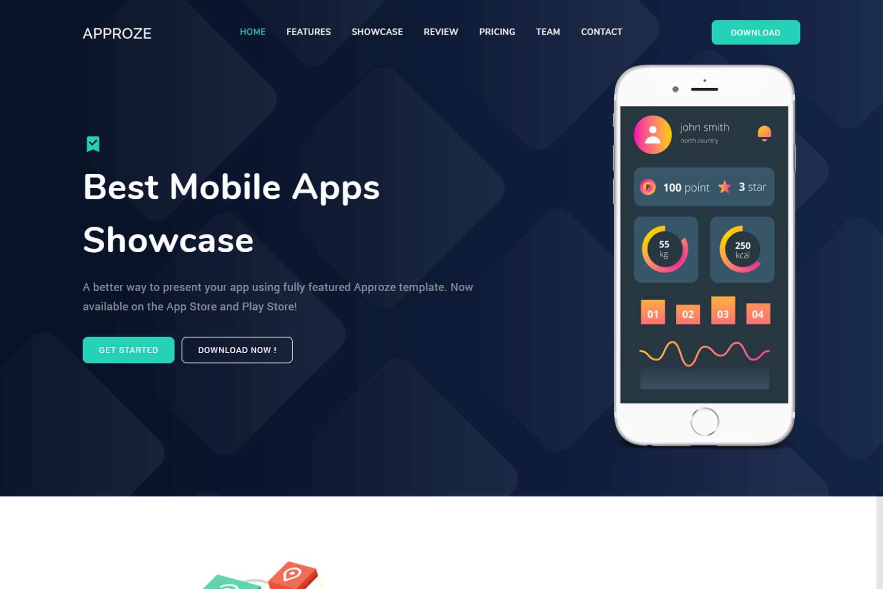 Approze - App Landing Template | Creative Market