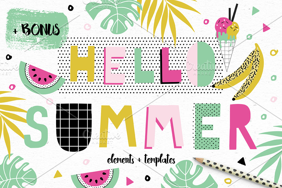 Download Summer Sale Bundle 70 Off Pre Designed Vector Graphics Creative Market