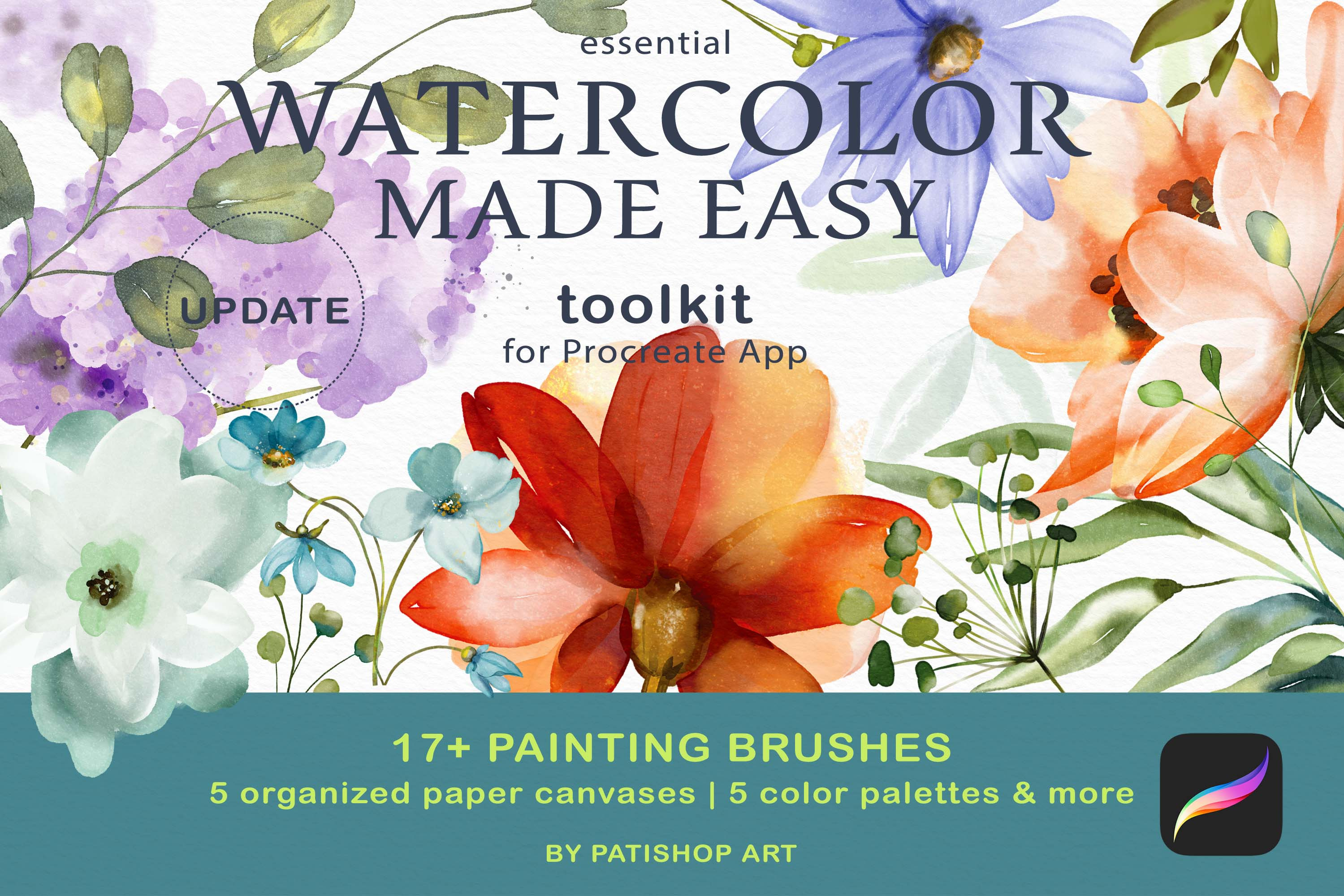 create-gorgeous-realistic-watercolor-illustrations-in-procreate