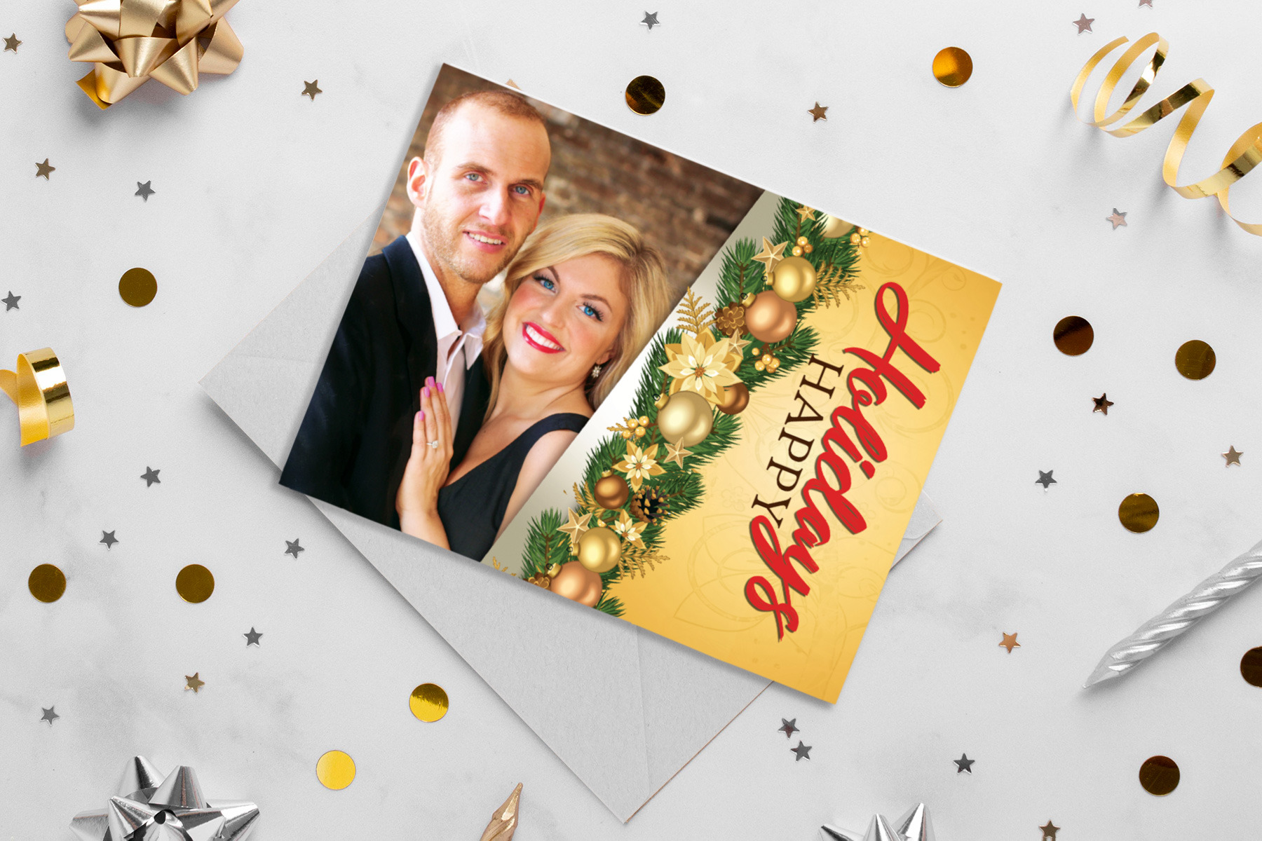 Happy Holidays Card Templates | Card Templates ~ Creative Market