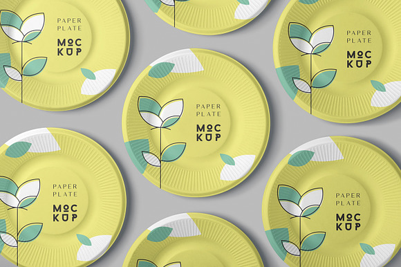 Food Grade Paper + Plate Mockup