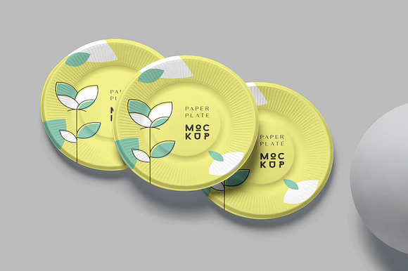 Food Grade Paper + Plate Mockup