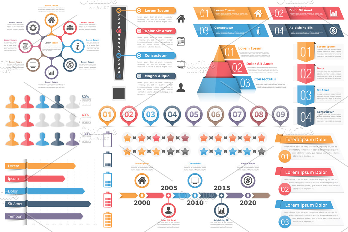 Infographic Elements | Graphics ~ Creative Market