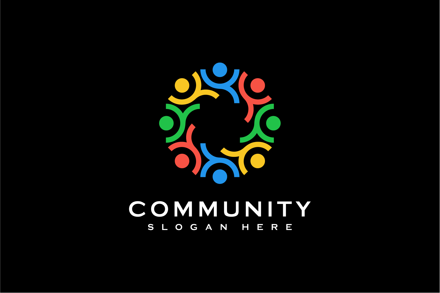 community people logo vector | Branding & Logo Templates ~ Creative Market