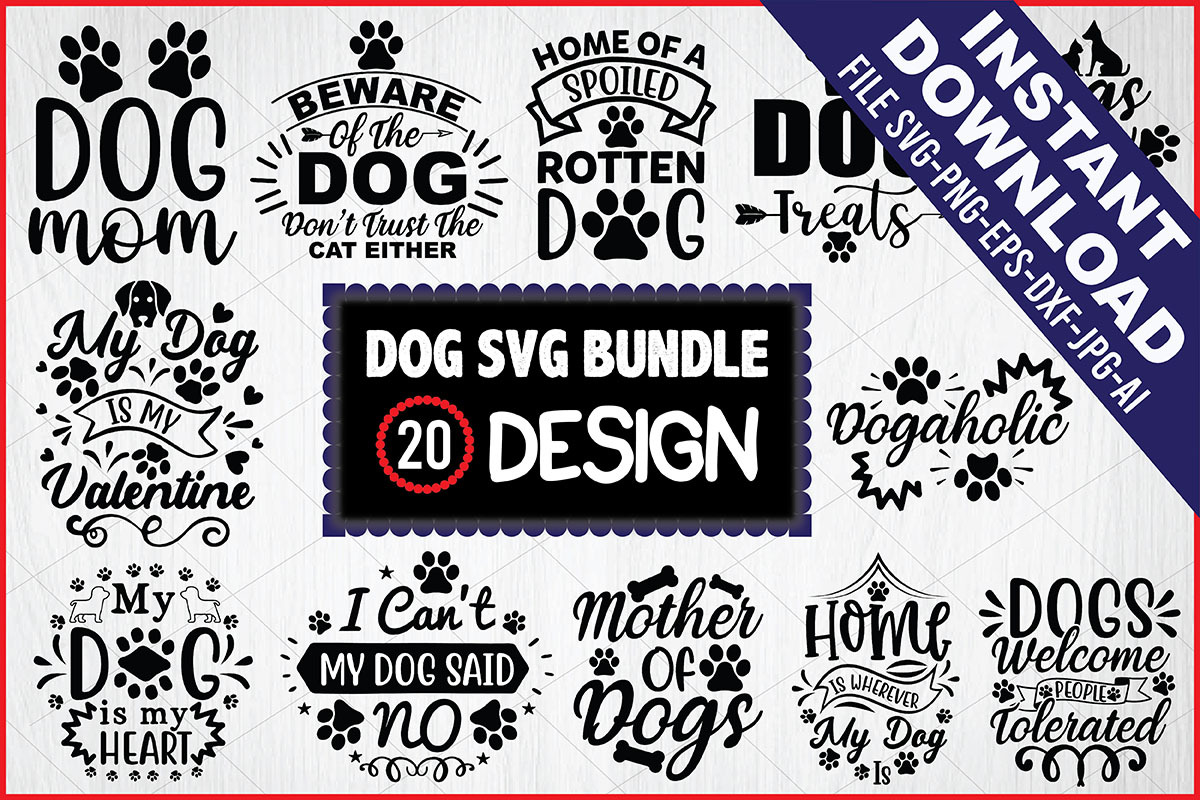 Dog SVG Bundle | Graphics ~ Creative Market