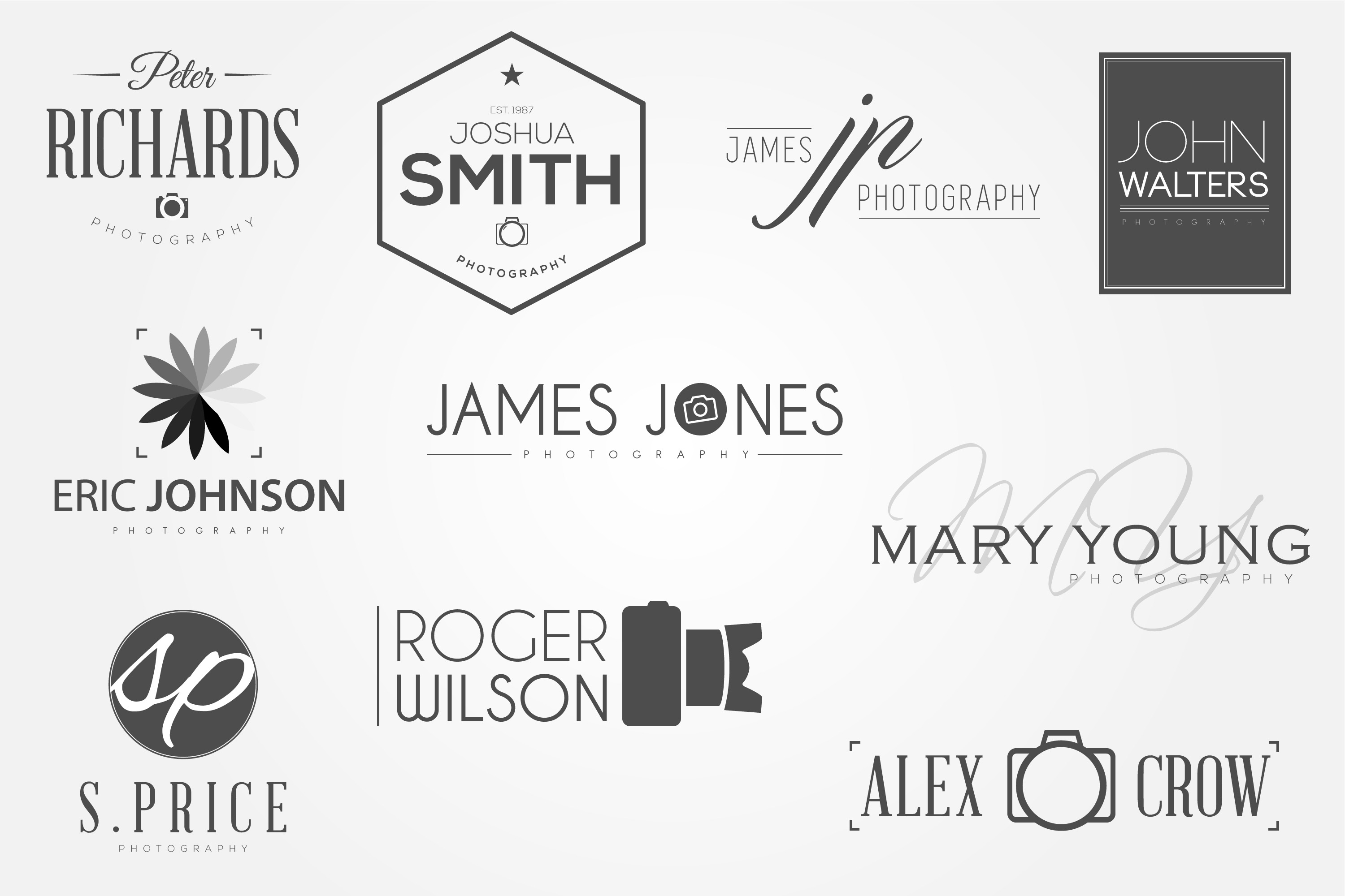 Photography Logos Vol 2 | Branding & Logo Templates ~ Creative Market