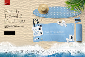 Download Beach Towel Mock-up | Creative Photoshop Templates ...