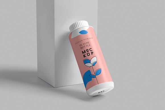 Powder bottle mockup