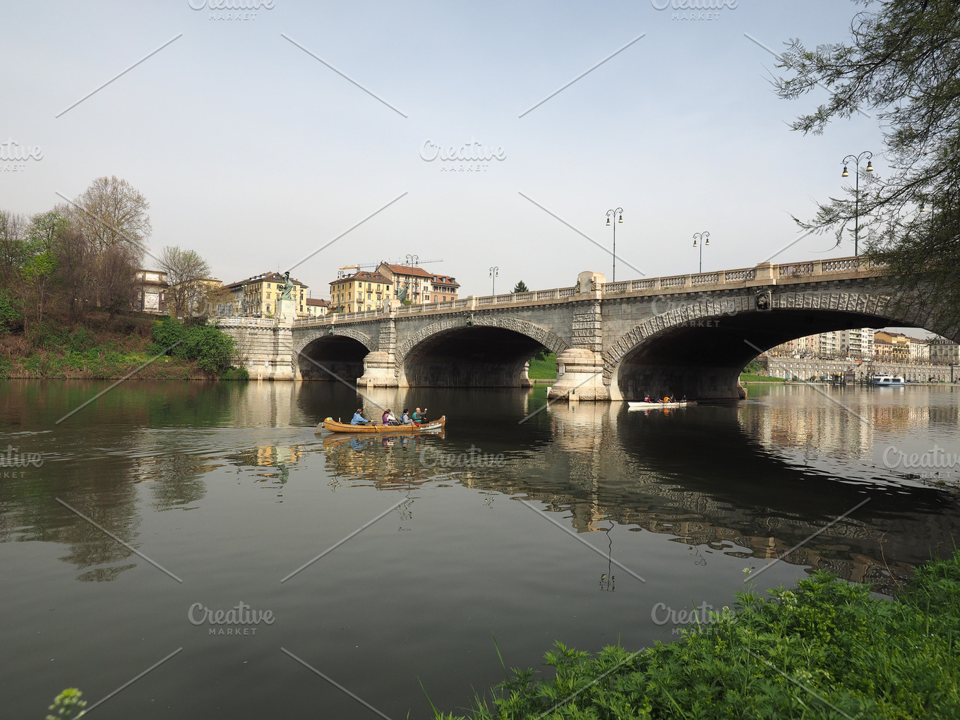 River Po in Turin | High-Quality Stock Photos ~ Creative Market