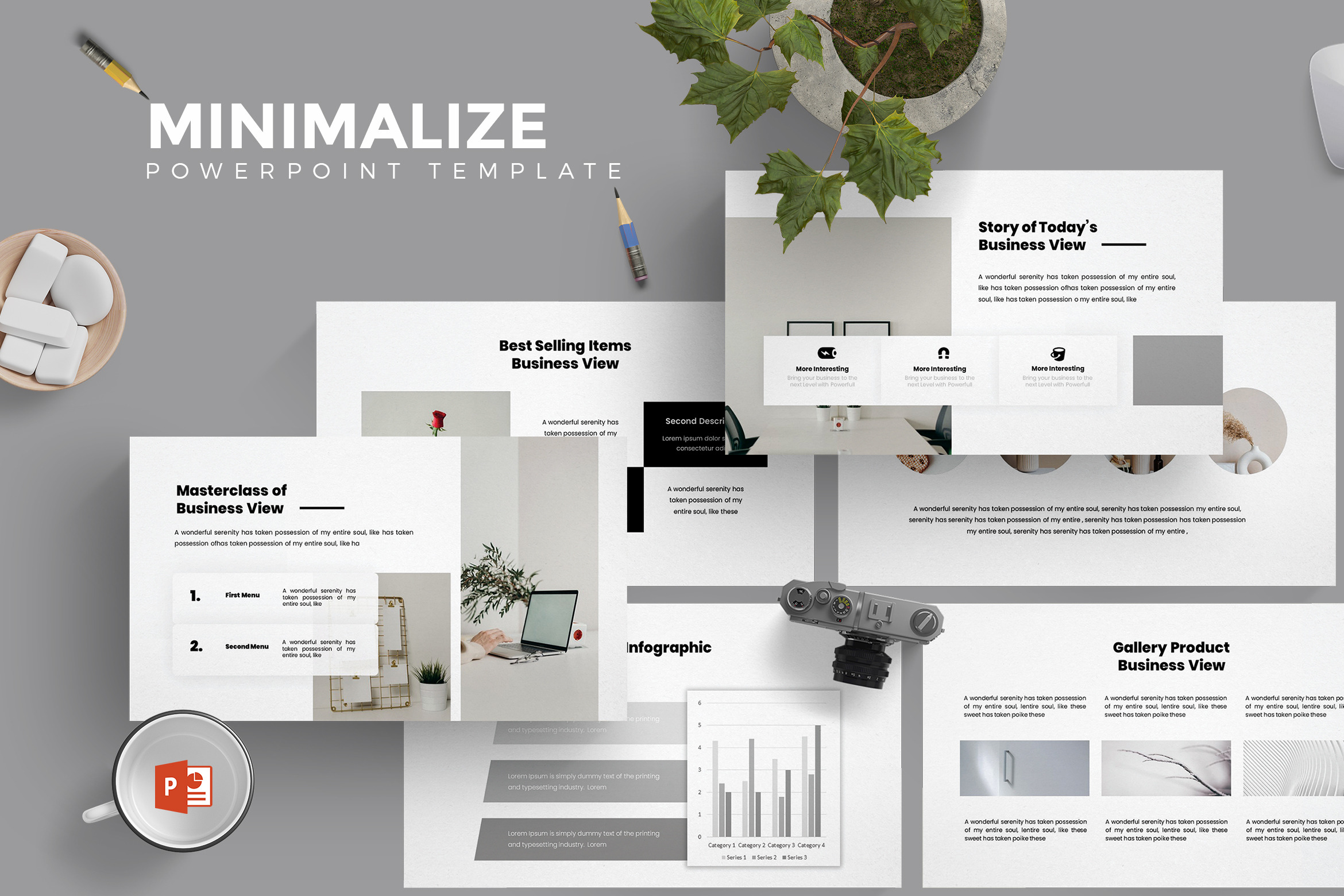 Minimalize - Power Point Template | Presentation Templates ~ Creative ...