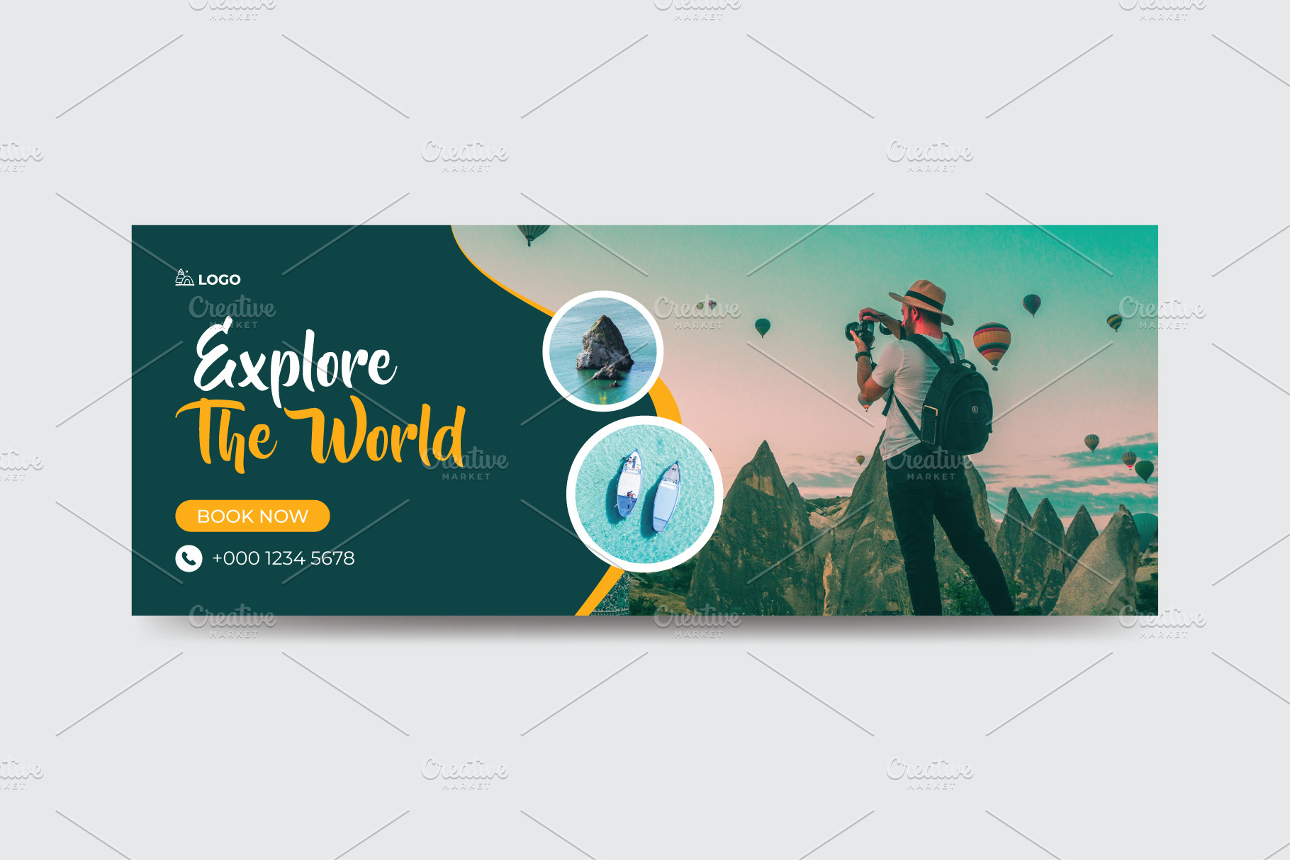 Travel Facebook Cover Photo | Creative Market